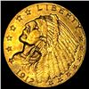 Image 1 : 1912 $2.50 Gold Quarter Eagle UNCIRCULATED