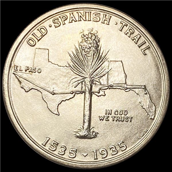 1935 Spanish Trail Half Dollar UNCIRCULATED