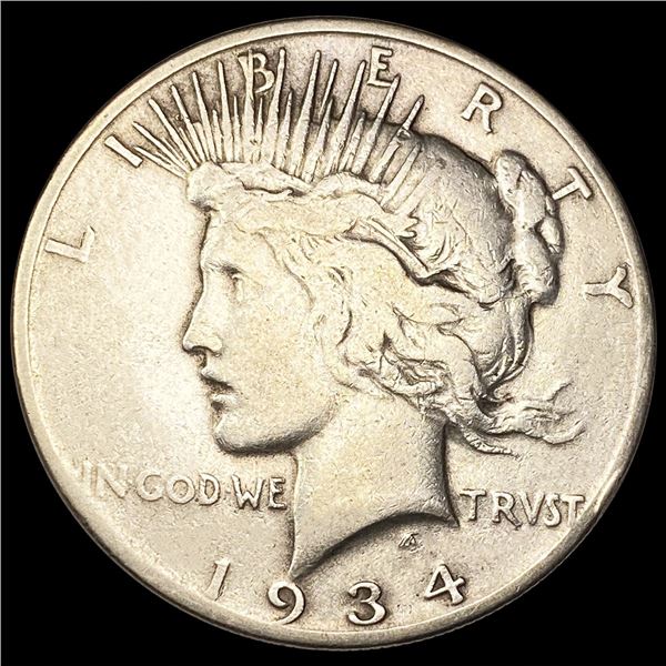 1934-S Silver Peace Dollar LIGHTLY CIRCULATED