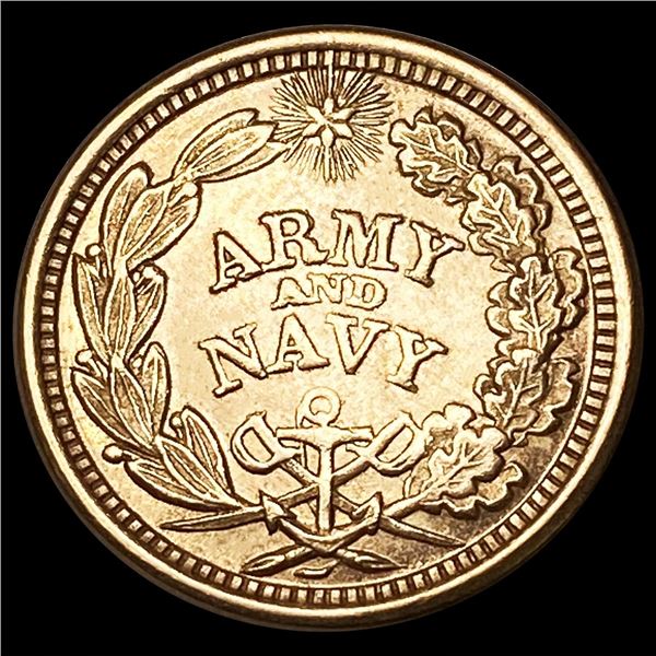 1861-5 Army & Navy Civil War Token UNCIRCULATED