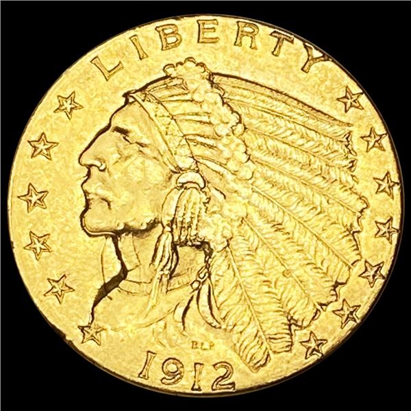 1912 $2.50 Gold Quarter Eagle UNCIRCULATED