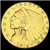 Image 1 : 1912 $2.50 Gold Quarter Eagle UNCIRCULATED
