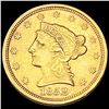Image 1 : 1852 $2.50 Gold Quarter Eagle ABOUT UNCIRCULATED