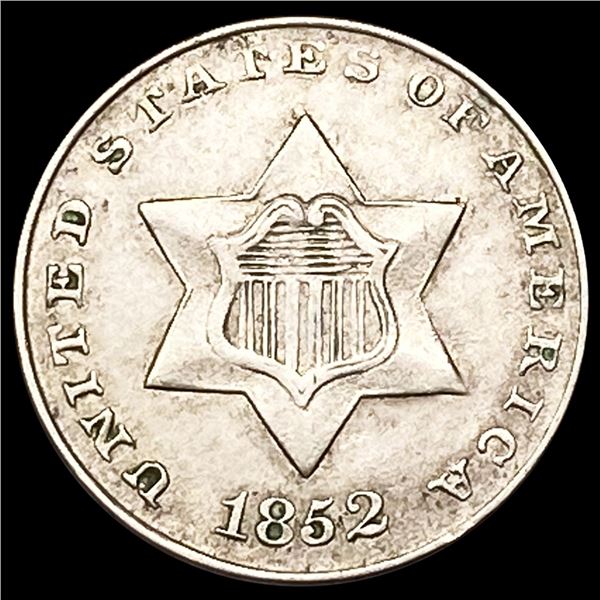 1852 Silver Three Cent UNCIRCULATED
