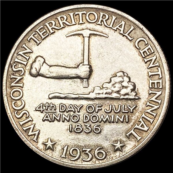 1936 Wisconsin Half Dollar UNCIRCULATED