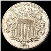 Image 1 : 1872 Shield Nickel UNCIRCULATED