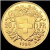 Image 2 : 1930-B Swiss 20 Francs GEM BU
