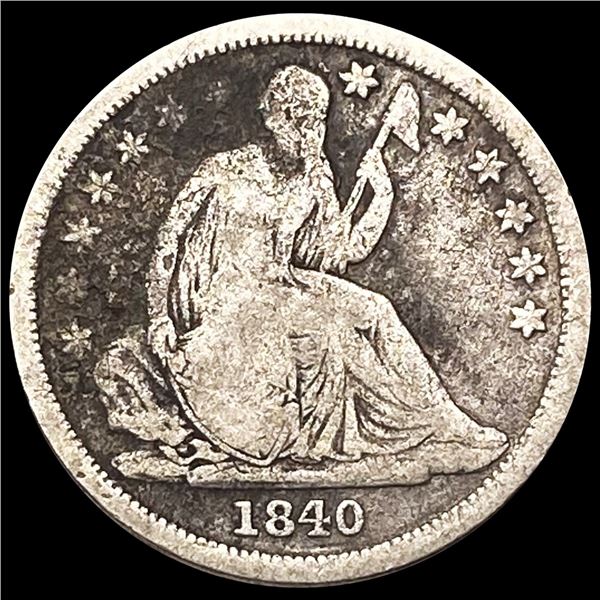 1840-O Seated Liberty Dime LIGHTLY CIRCULATED