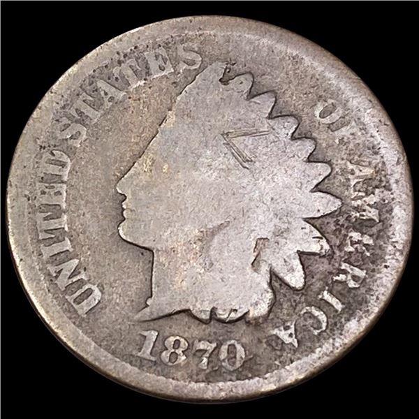1870 Indian Head Cent NICELY CIRCULATED