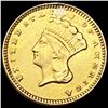 Image 1 : 1874 Ty 3 Rare Gold Dollar NEARLY UNCIRCULATED