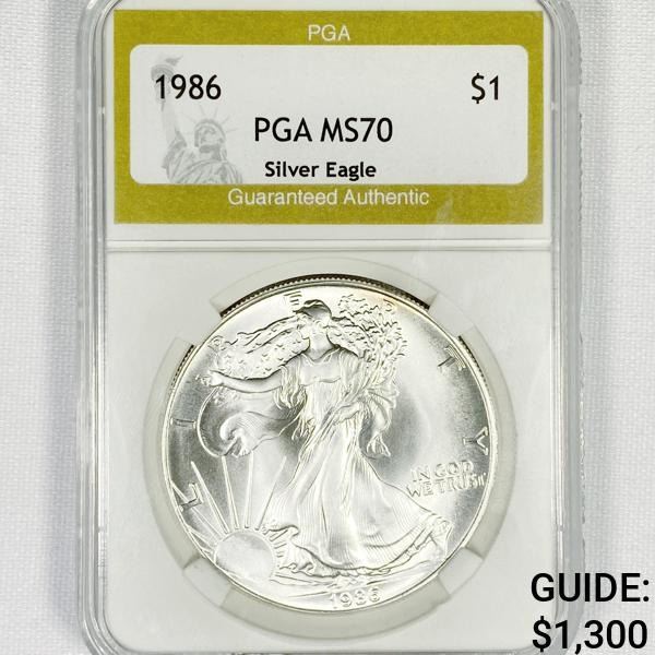 1986 Silver Eagle PGA-MS70