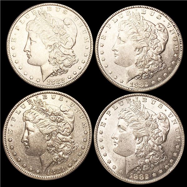 (4) Morgan Dollars UNCIRCULATED