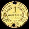 Image 2 : 1850 Rare Gold Dollar UNCIRCULATED