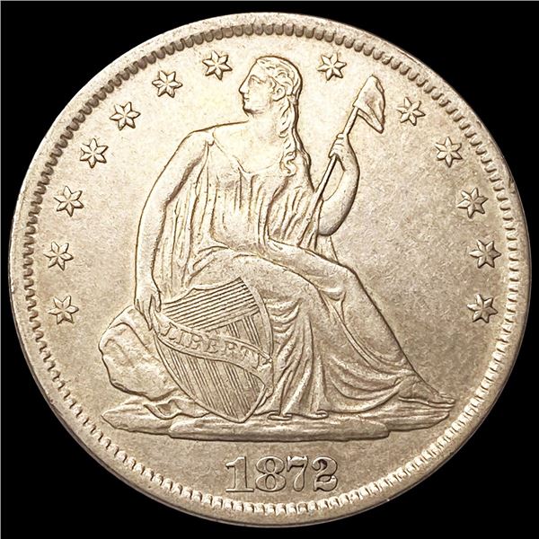 1872-S Seated Liberty Half Dollar UNCIRCULATED