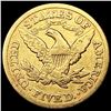 Image 2 : 1880 $5 Gold Half Eagle ABOUT UNCIRCULATED