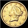 Image 1 : 1853 Rare Gold Dollar NEARLY UNCIRCULATED