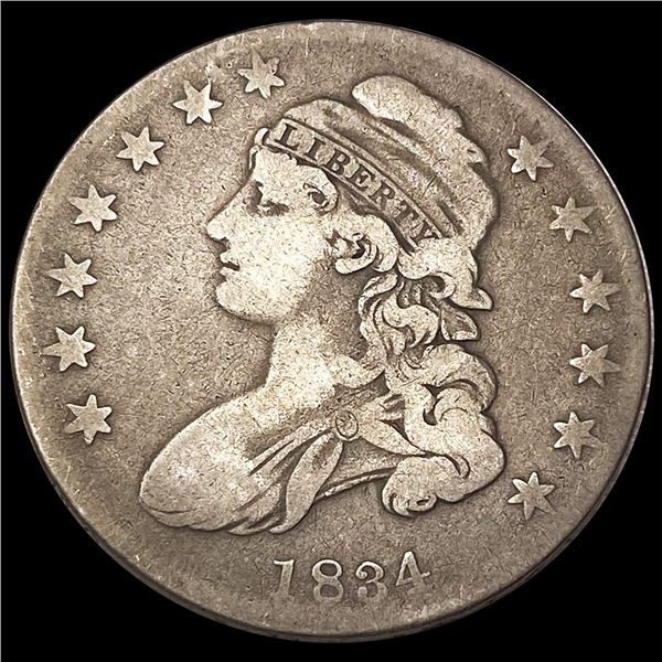 1834 Capped Bust Half Dollar NICELY CIRCULATED