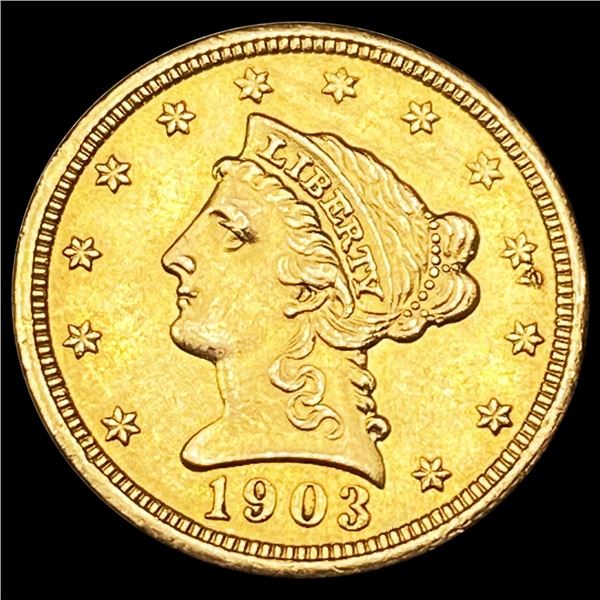 1903 $2.50 Gold Quarter Eagle UNCIRCULATED