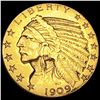 Image 1 : 1909-D $5 Gold Half Eagle UNCIRCULATED