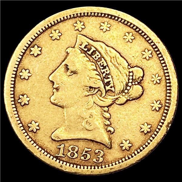 1853 $2.50 Gold Quarter Eagle NICELY CIRCULATED