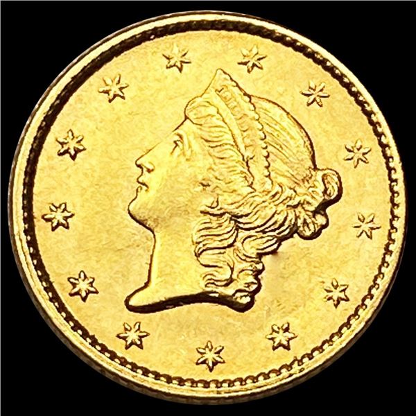 1853 Rare Gold Dollar UNCIRCULATED