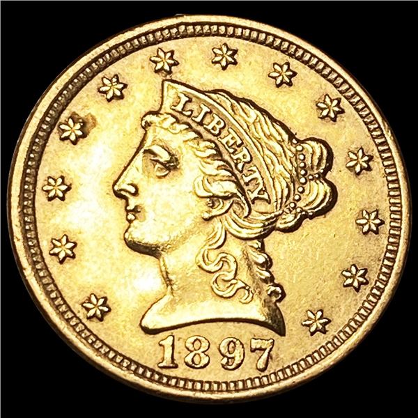 1897 $2.50 Gold Quarter Eagle UNCIRCULATED