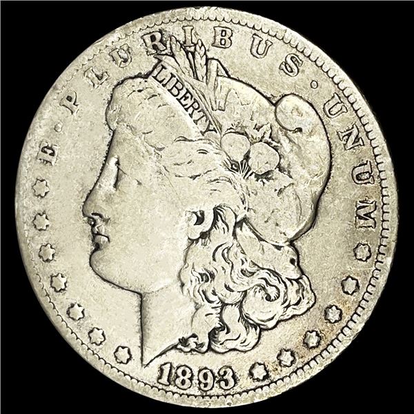1893-CC Morgan Silver Dollar NICELY CIRCULATED