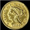 Image 1 : 1854 $2.50 Gold Quarter Eagle ABOUT UNCIRCULATED