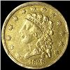 Image 1 : 1836 $2.50 Gold Quarter Eagle ABOUT UNCIRCULATED