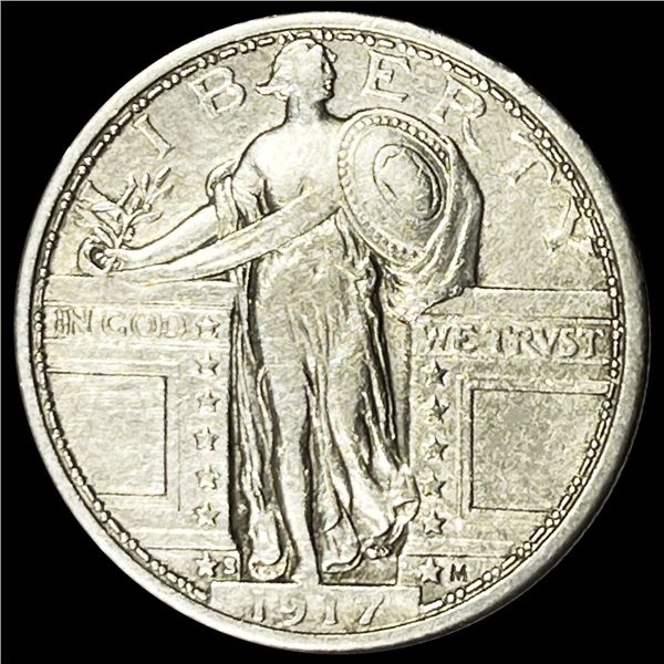 1917-S Standing Liberty Quarter CLOSELY UNC