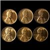 Image 1 : (6) Wheat Cents UNCIRCULATED
