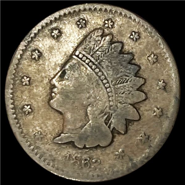 1863 Indian Head Parson's Fireworks Cent NICE