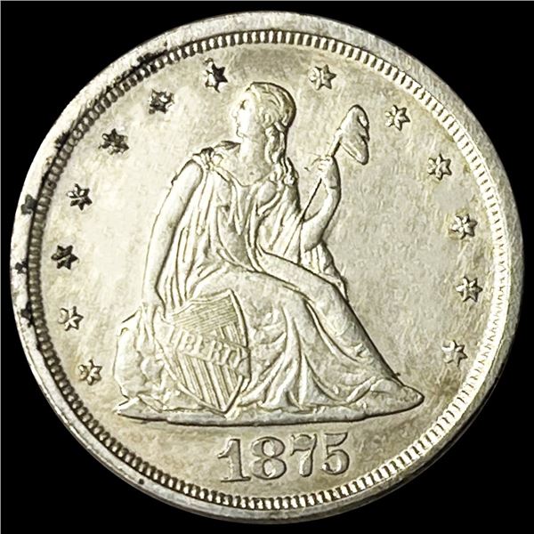 1875-S Twenty Cent Piece UNCIRCULATED
