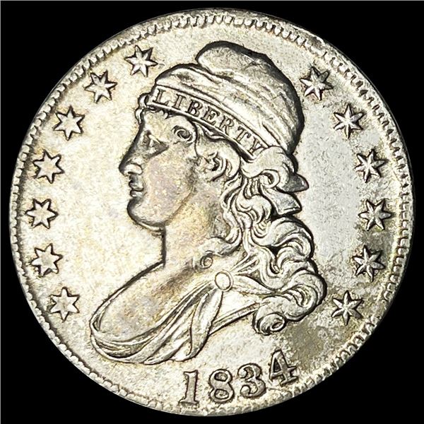 1834 Capped Bust Half Dollar CLOSELY UNCIRCULATED