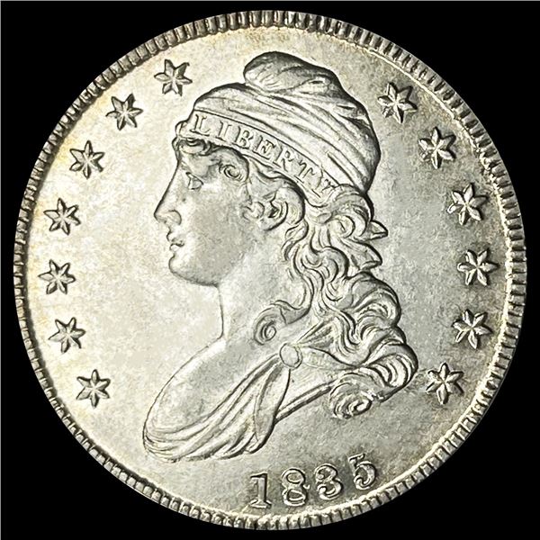 1835 Capped Bust Half Dollar UNCIRCULATED
