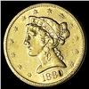Image 1 : 1880-S $5 Gold Half Eagle UNCIRCULATED