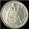 Image 1 : 1876 Seated Liberty Dime UNCIRCULATED