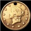 Image 1 : 1853 Rare Gold Dollar NEARLY UNCIRCULATED