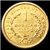 Image 2 : 1851-O Rare Gold Dollar LIGHTLY CIRCULATED