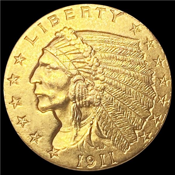 1911 $2.50 Gold Quarter Eagle UNCIRCULATED