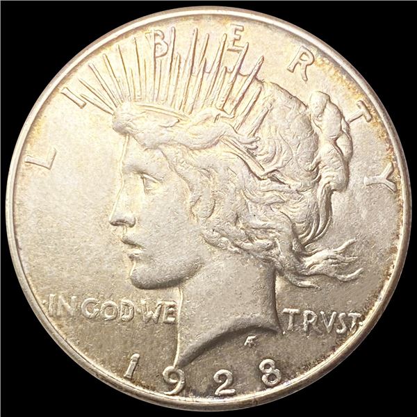 1928-S Silver Peace Dollar CLOSELY UNCIRCULATED