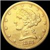 Image 1 : 1881 $5 Gold Half Eagle CLOSELY UNCIRCULATED