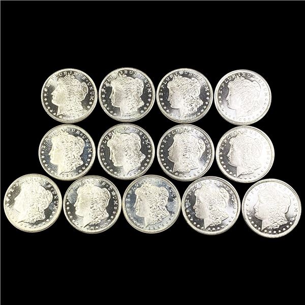 (13) 1/4oz Silver Morgan Coins UNCIRCULATED