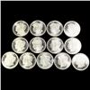Image 1 : (13) 1/4oz Silver Morgan Coins UNCIRCULATED