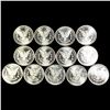 Image 2 : (13) 1/4oz Silver Morgan Coins UNCIRCULATED