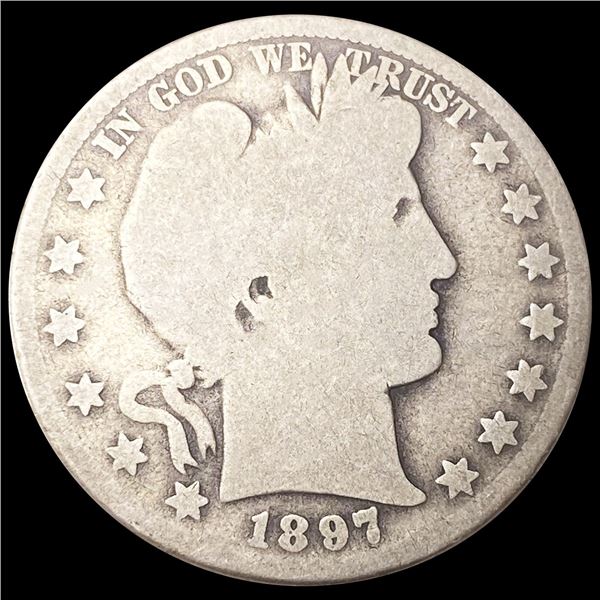 1897-O Barber Half Dollar NICELY CIRCULATED
