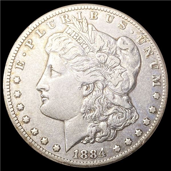 1884-CC Morgan Silver Dollar NEARLY UNCIRCULATED