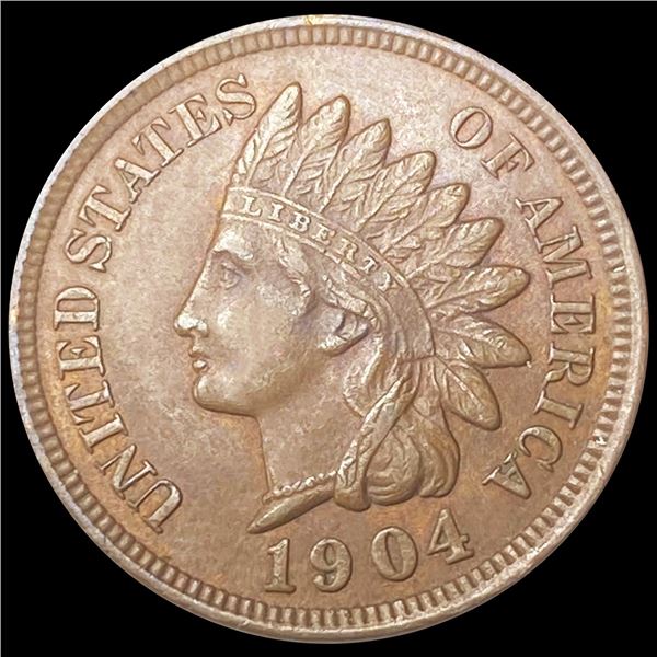 1904 Indian Head Cent NEARLY UNCIRCULATED