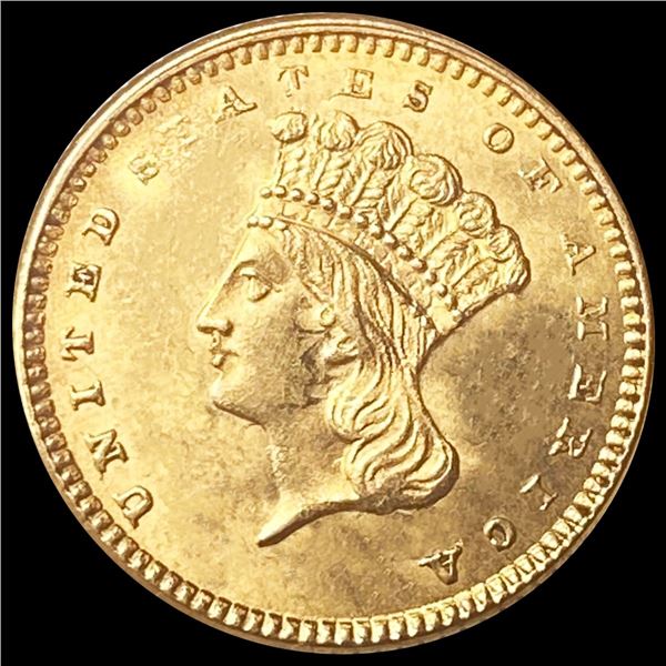 1861 Rare Gold Dollar UNCIRCULATED