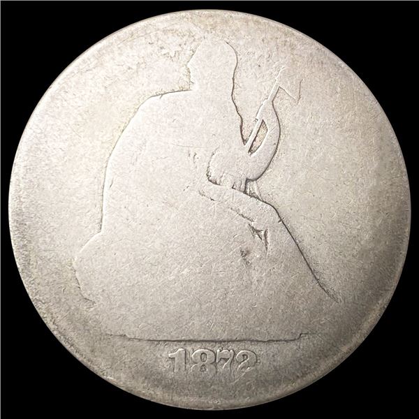 1872-CC Seated Liberty Half Dollar NICELY